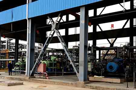 肯富来火炬气回收机组在延长石油集团使用现场