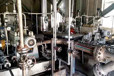 KHP系列卧式中开多级离心泵在兴安盟博源化学公司使用现场