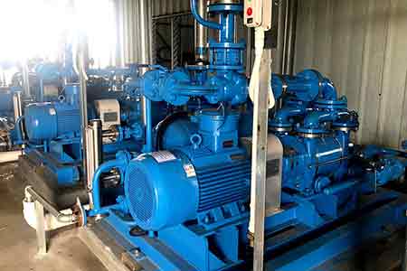 肯富来液环泵机组在开平牵牛生化制药有限公司使用现场